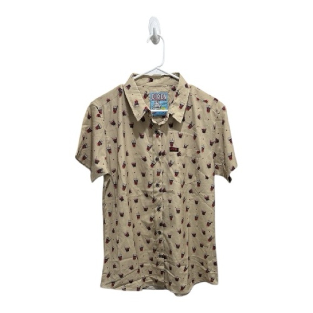DIXXON Sailor Cherry Short Sleeved Party Shirt Large Women’s